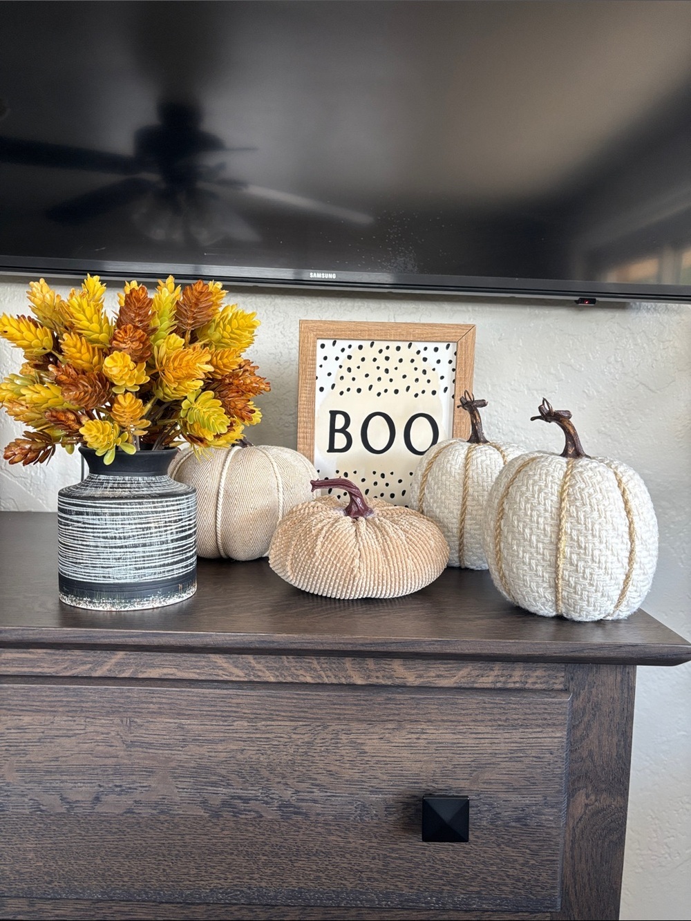 Assortment of Neutral Decorative Fall Halloween - Home Accents Decor